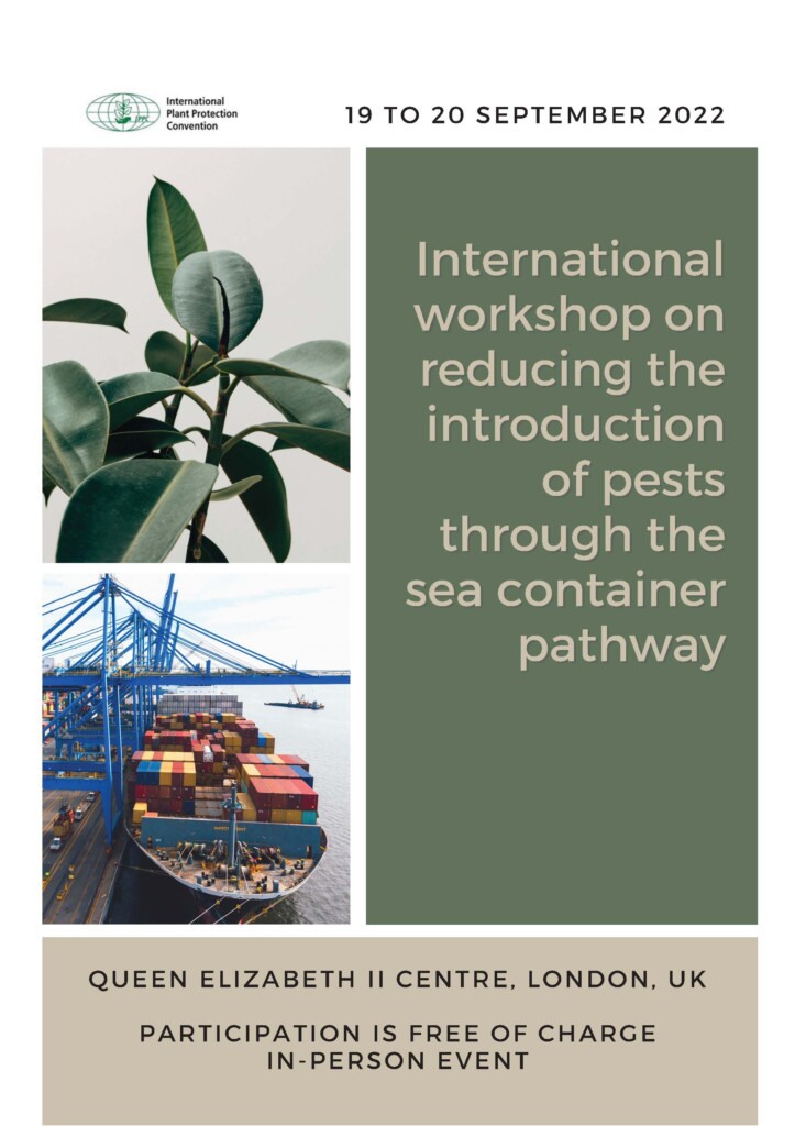 Book now for the international workshop on reducing the introduction of ...