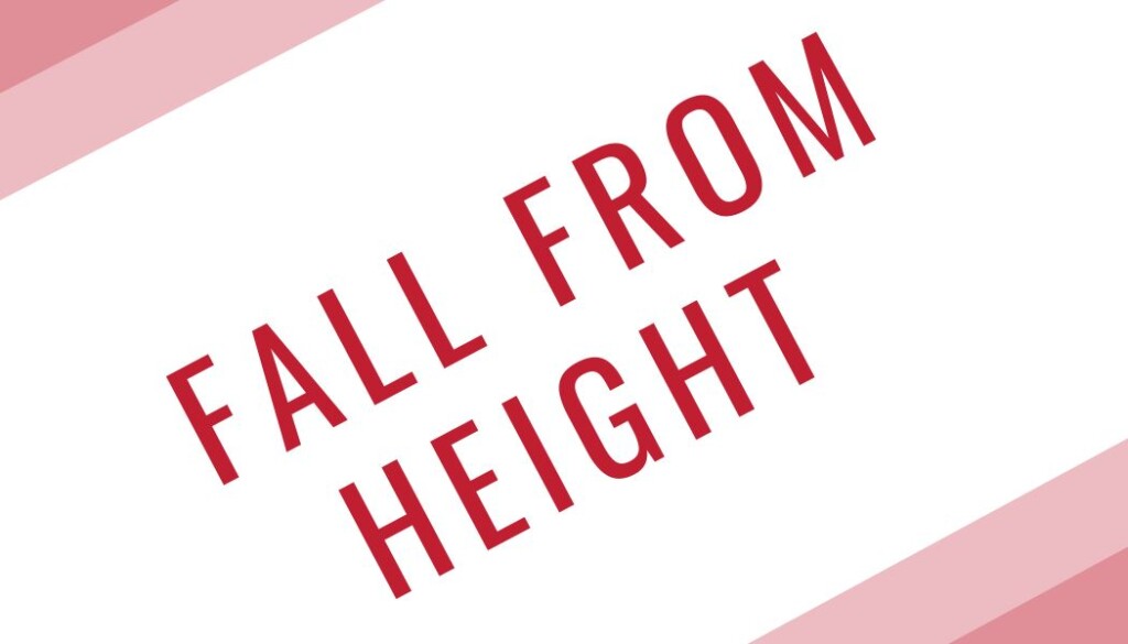 Safety Alert Serious Injury Fall From Height ICHCA International